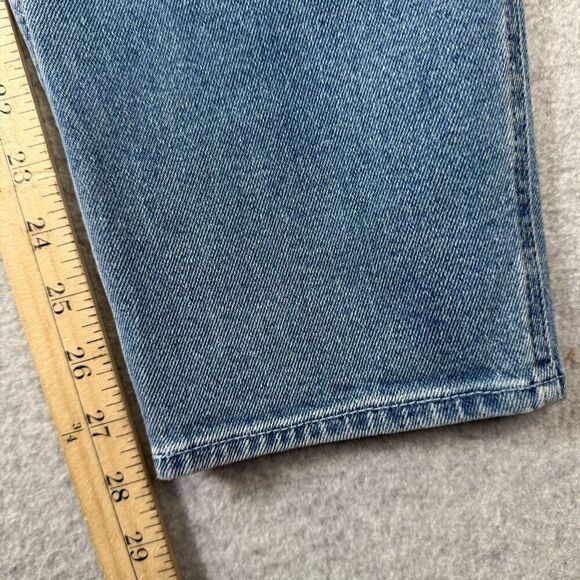 Hollister Womens Size 9 Ultra High Rise Mom Denim Jeans Blue Light Wash - Picture 2 of 8